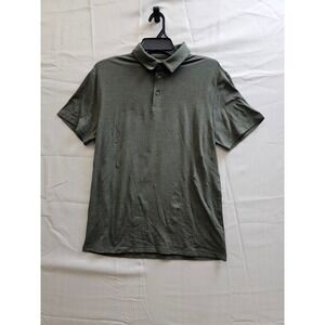 Member's Mark Mens Polo Shirt‎ Green Cotton Blend Stretch Casual Size Small